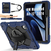 Contrast Color Robot Silicone Hybrid PC Tablet Case